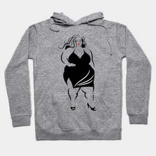 Curvy Pinup Hoodie